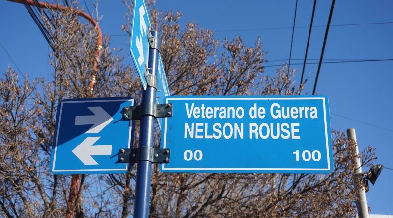 Calle Nelson Rouse, homenaje a un excombatiente de Malvinas en General Alvear