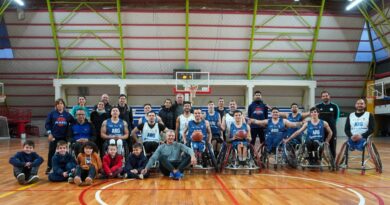 La selección Argentina de básquet adaptado entrena en General Alvear