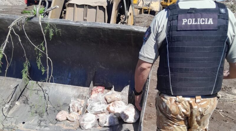La Policía decomisó carne en mal estado en un operativo