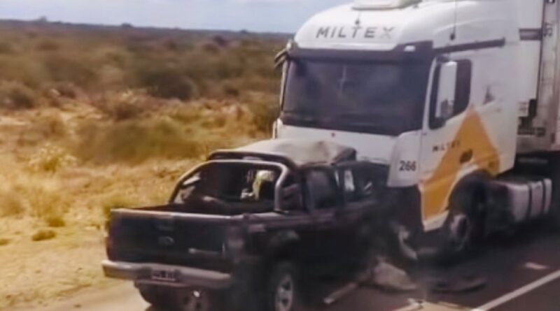 Tragedia en Ruta 153: un hombre falleció tras un choque frontal cerca de Monte Comán