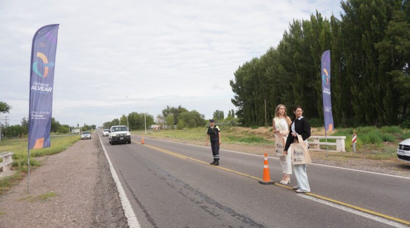 Promoción turística de General Alvear en la Ruta 188