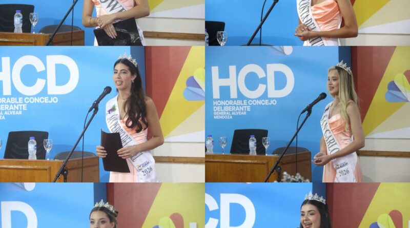 Vendimia 2026: Las candidatas presentaron sus proyectos en el Concejo Deliberante