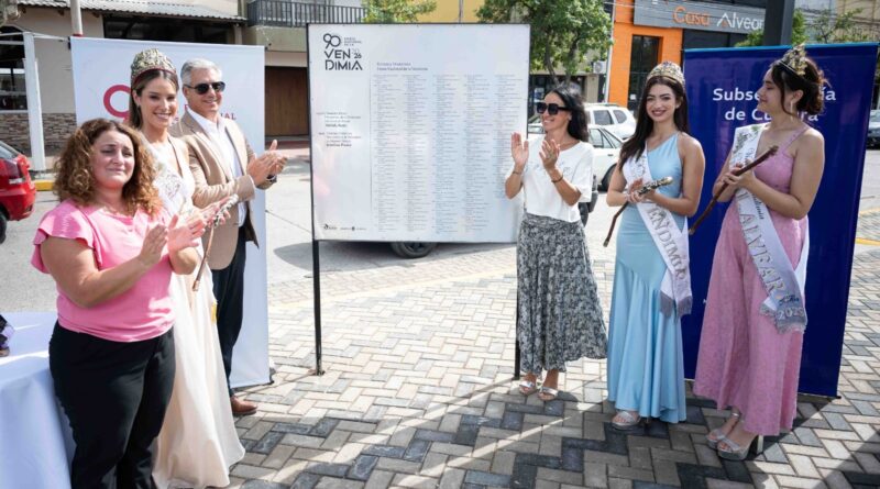 Reconocimiento a Reinas, Virreinas y hacedores culturales de la Vendimia