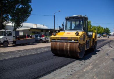 Avanza la etapa final del asfaltado de la Avenida Circunvalación