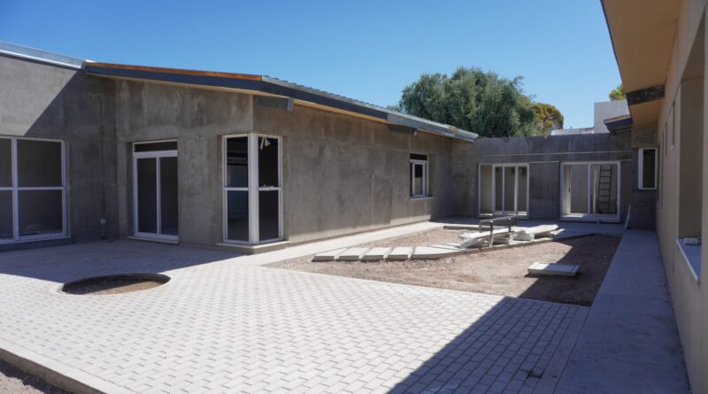 Avanza la construcción de la sala de salud mental en el Hospital Enfermeros Argentinos