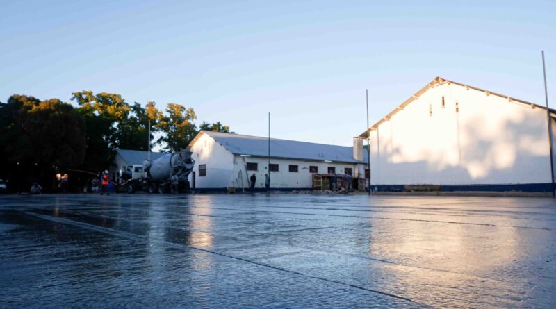 Nuevo playón deportivo en la Escuela Capital Federal