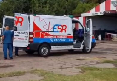 Operativo para trasladar a una mujer que sufrió la amputación de su mano en un accidente laboral