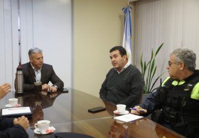 Molero convocó a los jefes de seguridad para reforzar la seguridad del departamento