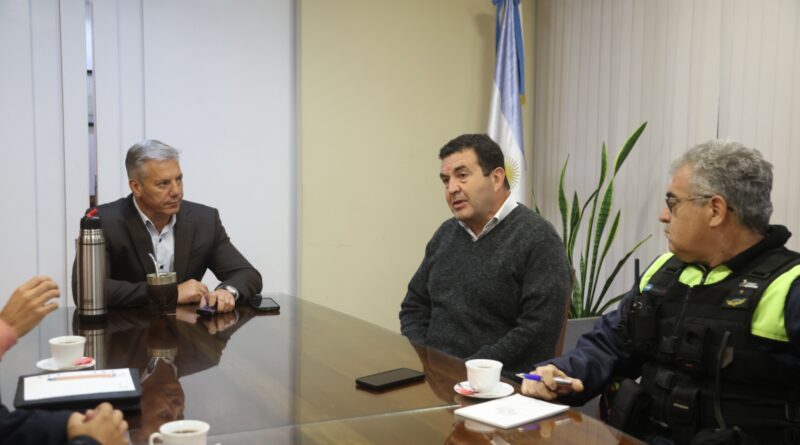 Molero convocó a los jefes de seguridad para reforzar la seguridad del departamento