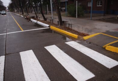 El Municipio reordena el tránsito escolar con nuevas dársenas delimitadas