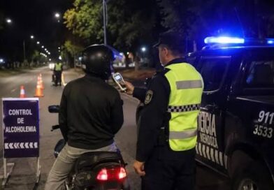 Un motociclista de 23 años fue detectado con 1,75 gramos de alcohol en sangre