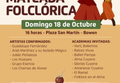 Bowen se prepara para una mateada folclórica por el Día de la Madre