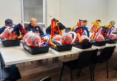 La Liga Alvearense entregó materiales a clubes y escuelas para la Champions de Futsal