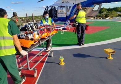 Trasladaron en helicóptero a una mujer de 71 años desde San Rafael a Mendoza